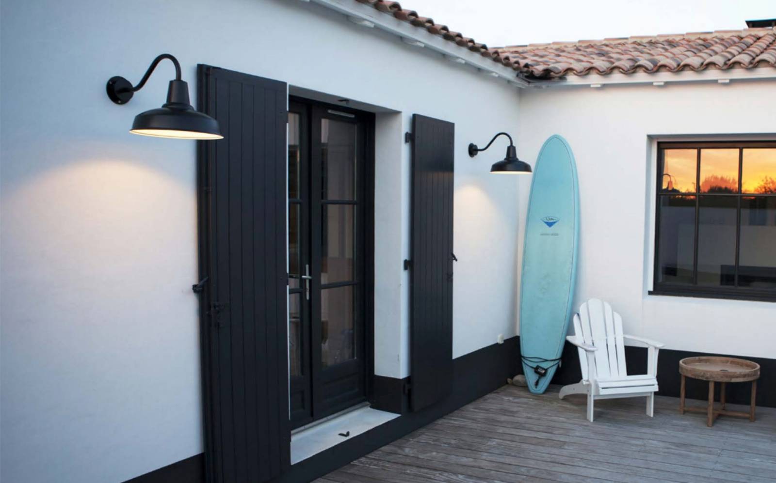 Les luminaires d'extérieur disponibles sur vue jardin